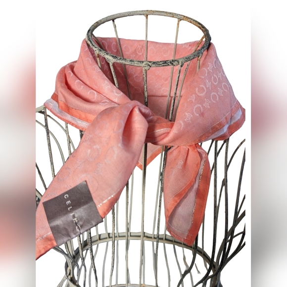Celine Accessories - Celine Vintage Handkerchief Woven Fabric
